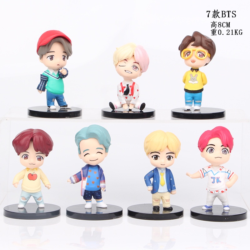 Action figure Bts Lucu Untuk Dekorasi Mobil