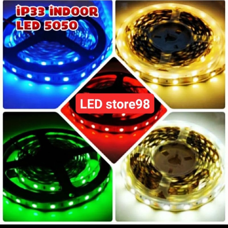 LAMPU LED STRIP SMD 5050 12V INDOOR ( 1 meter )