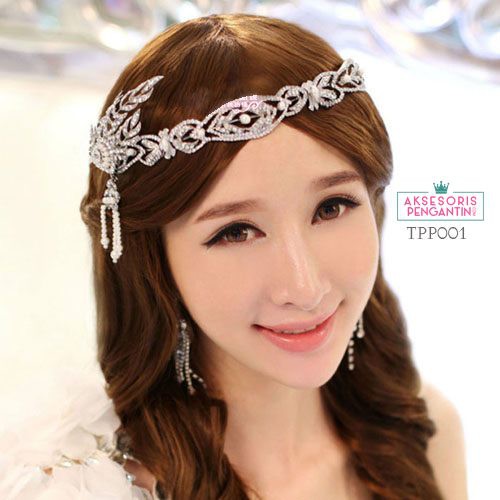 [READY STOCK] TIARA HIJAB AKSESORIS RAMBUT PENGANTIN WANITA MODERN TPP001