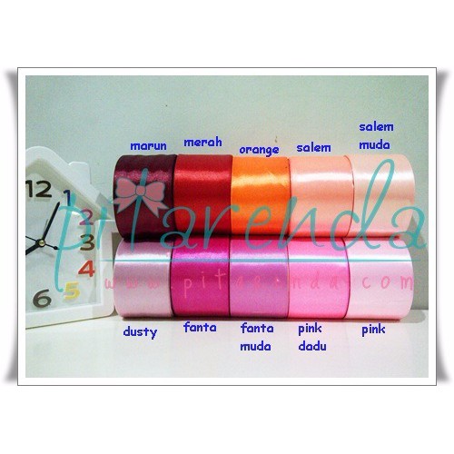 

FRESH PSP 101 Pita Saten Polos 2 inch 5 cm per ROL ISTIMEWA