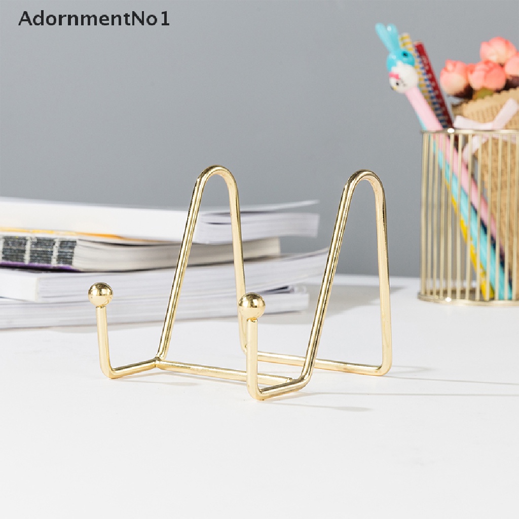 (AdornmentNo1) Rak Stand Display Buku / Foto Warna Rose Gold