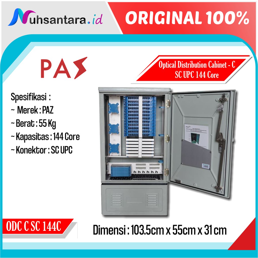 ODC C 144Core PAZ SC UPC Fiber Optik Optical Distribution Cabinet