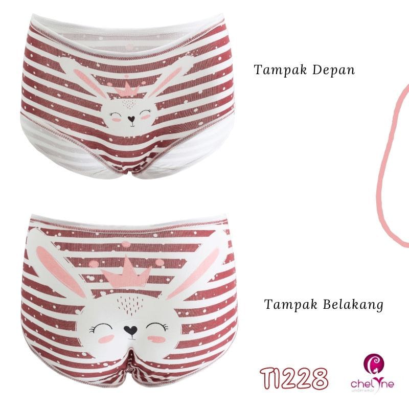 CD Wanita Remaja Chelyne Motif T1228 / T9530 / T1241 - Bahan Kaos Katun