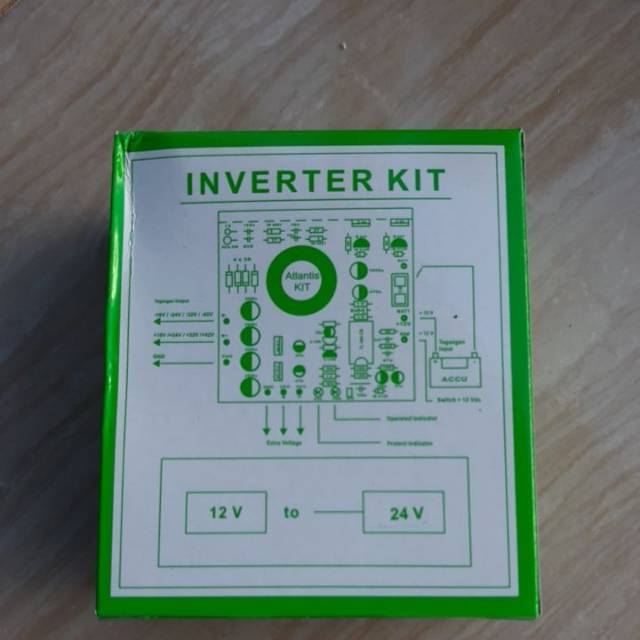 KIT INVERTER DC12V TO 18V 24V 32V MOBIL 12V