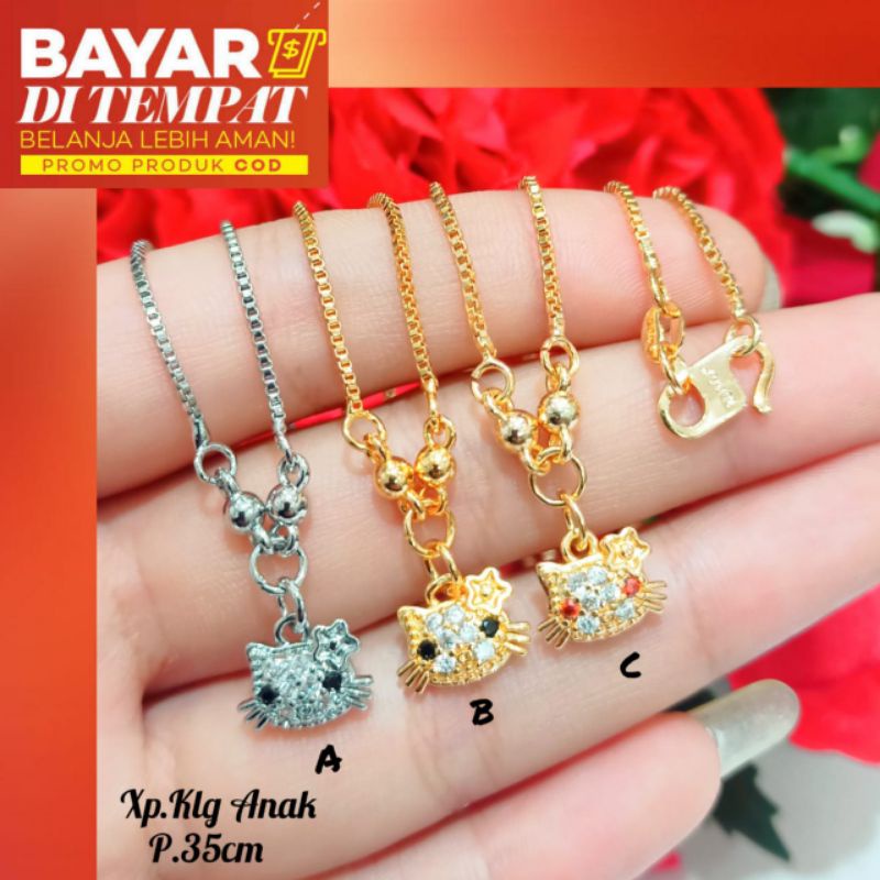 Kalung Anak Permata Hello Kity Lucu ll Anti karat