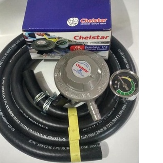 Regulator Compact  CHELSTAR CR 312 G Selang Gas LPG 700 PSI Anti Minyak