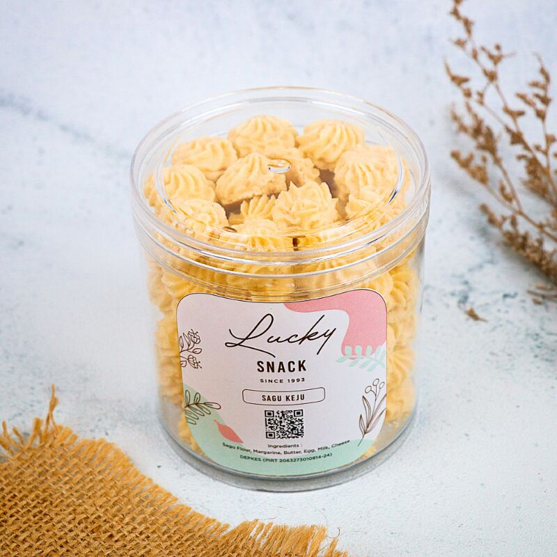 

Kue Kering "SAGU KEJU" Wisman Wijsman Toples Tabung 250 Gram