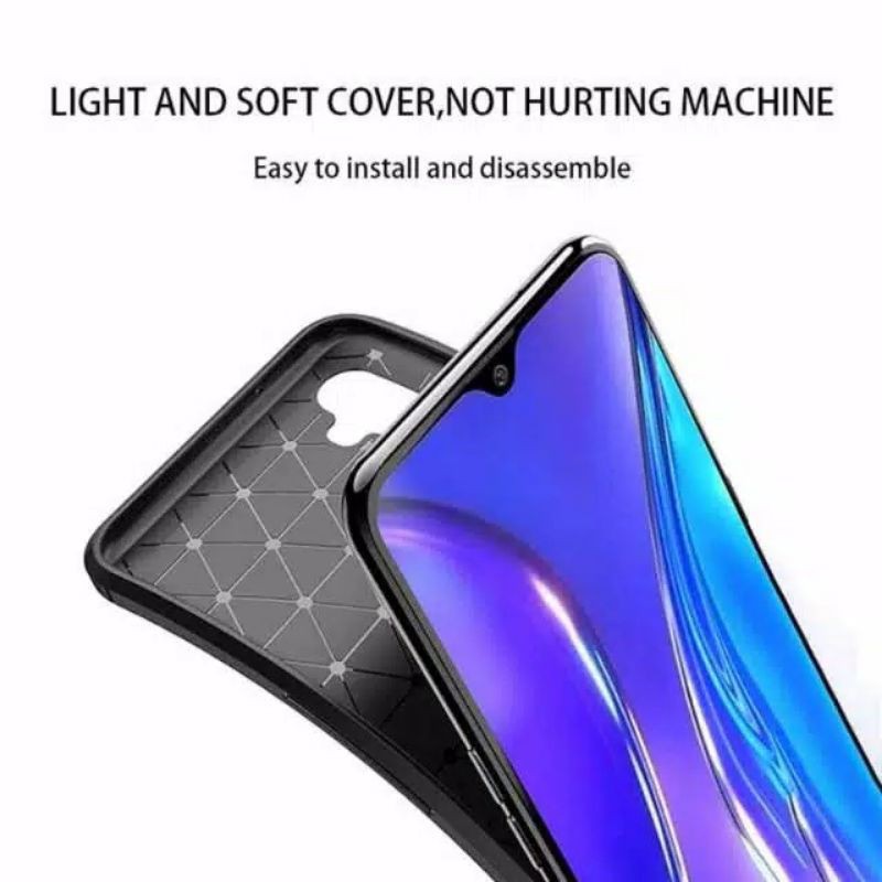 Case Realme 6 Pro Ipaky Carbon Fiber Premium