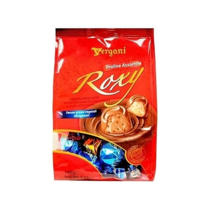 

Coklat Vergani Praline Roxy Hazelnut Milk Chocolate-Coklat Import