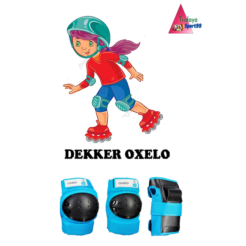 DEKKER OLAH RAGA SEPATU  RODA  ANAK ALAT PELINDUNG 3 BAGIAN 