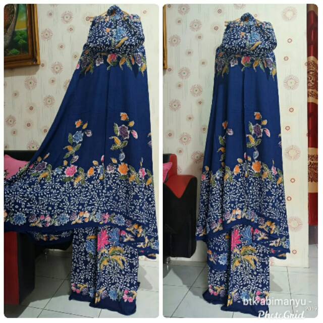 Mukena batik encim Al fariz ukuran jumbo