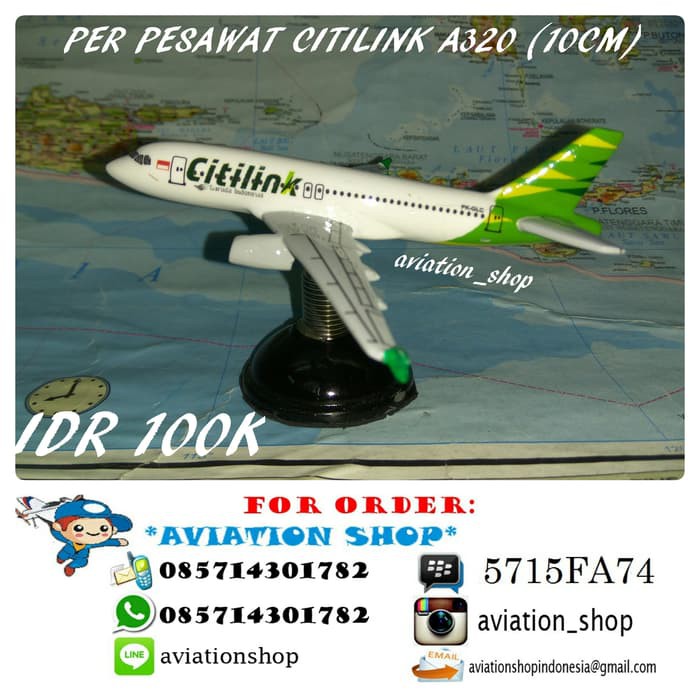 Diecast Pesawat - Miniatur Pesawat Garuda - Diecast Pesawat Jet Per Pesawat Citilink A320 Produk