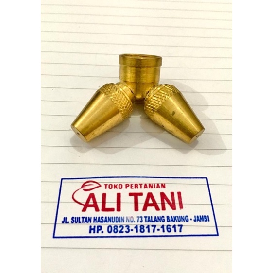 Sparepart/Spuyer/Nozzle Kuningan 2 Cabang Sprayer Elektrik