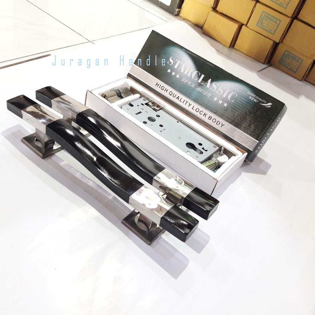 promo handle pintu rumah minimalis 33 cm dan body pelor tarikan gagang pintu