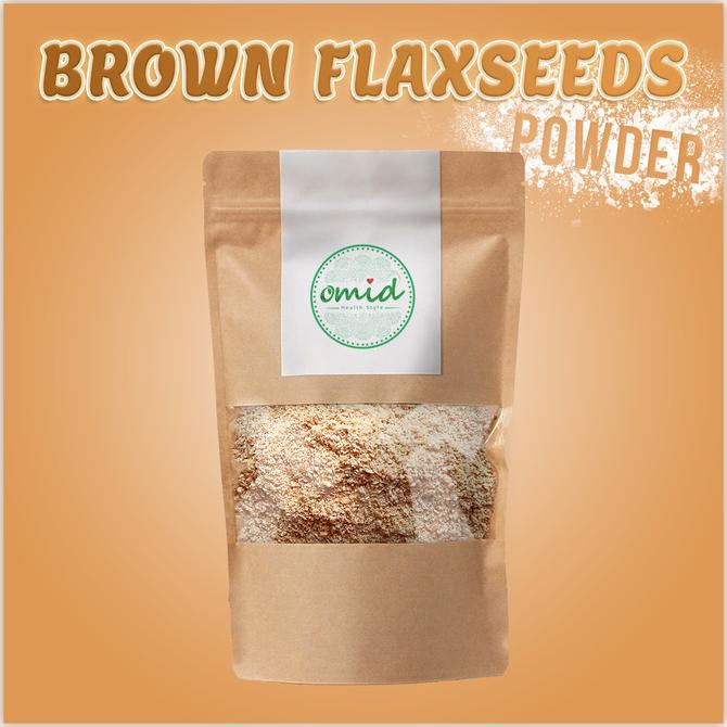 

[ 1 Kg ] - Brown Flaxseed Powder | Tepung Biji Rami Cokelat