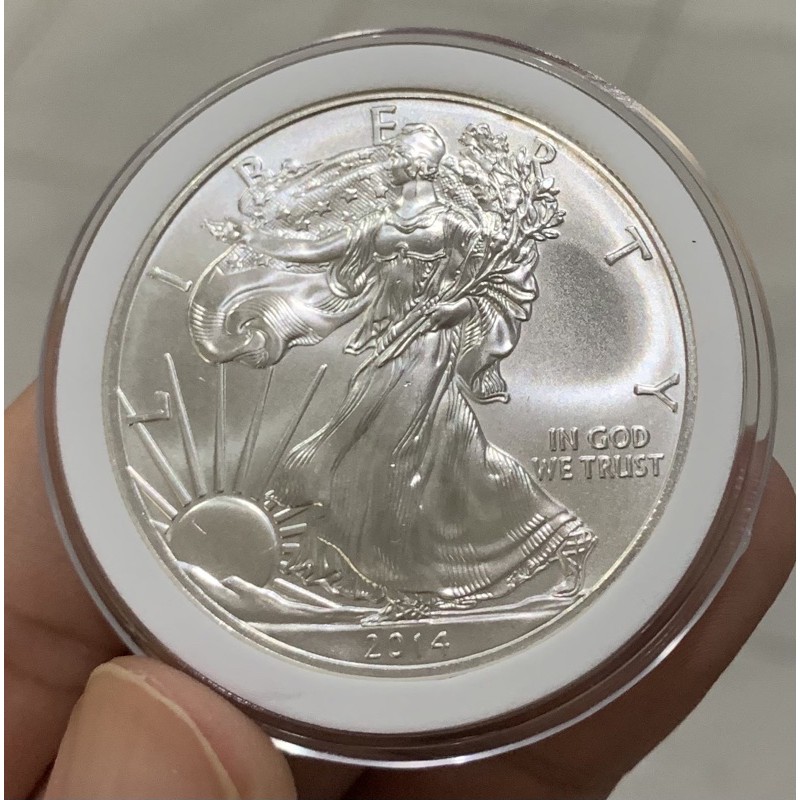 Koin Perak Murni 1 Oz Amerika Silver Eagle 2014