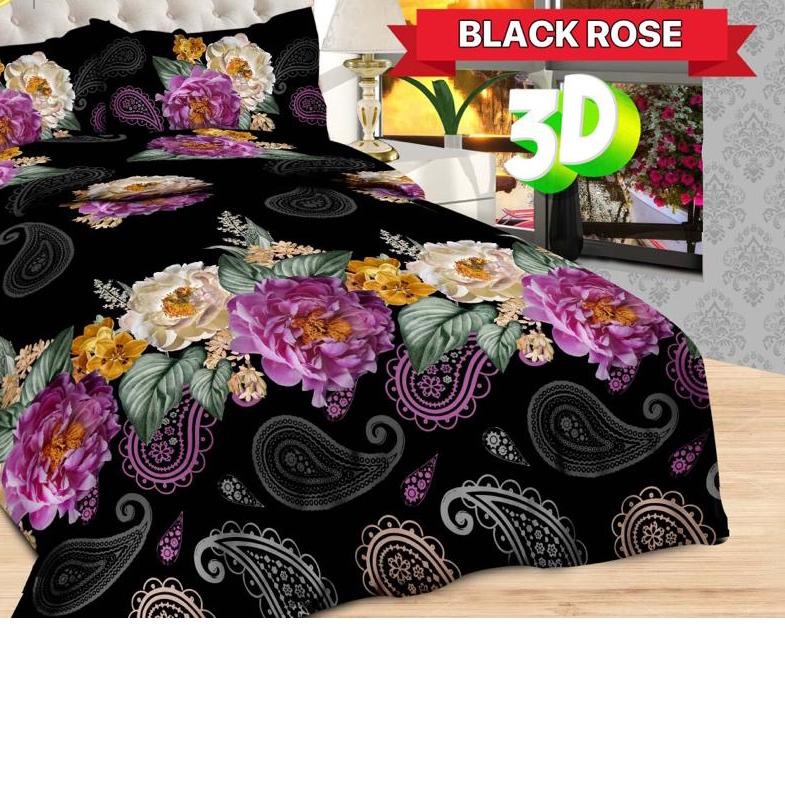 ◄ Sprei BONITA 180x200 Motif Terbaru Bunga 3D Disperse (BISA ) ♘
