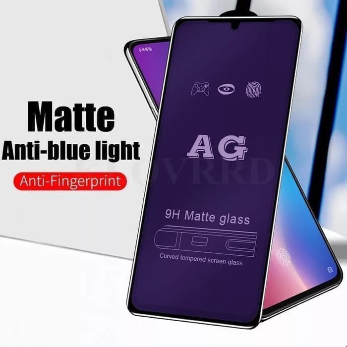 OPPO A92 / A52 TEMPERED GLASS ANTI BLUE LIGHT MATTE FULL COVER SCREEN