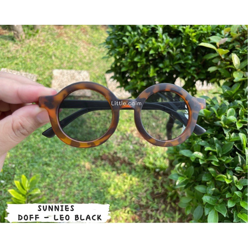 sunnies uv doff glasses | sunnies bear | kacamata anak-Doff - leo black