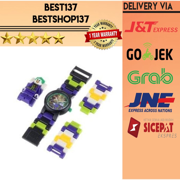 LEGO JAM TANGAN ANAK CARAKTER SUPER HEROES THE JOKER ORIGINAL