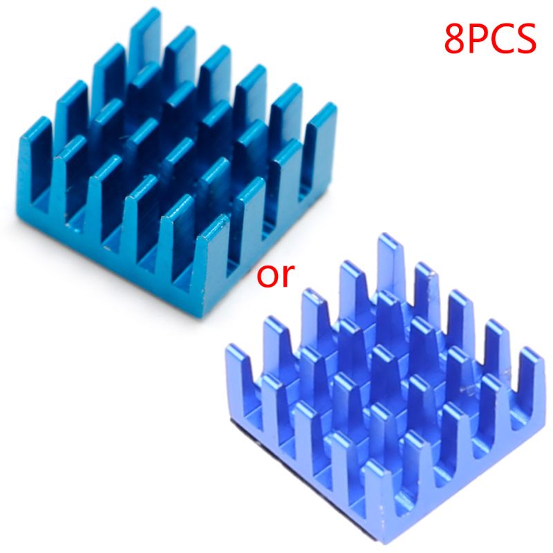 Bt 8PCS Kartu Aluminium Komputer PC VGA Memori DDR Pendingin Cooler Heatsink