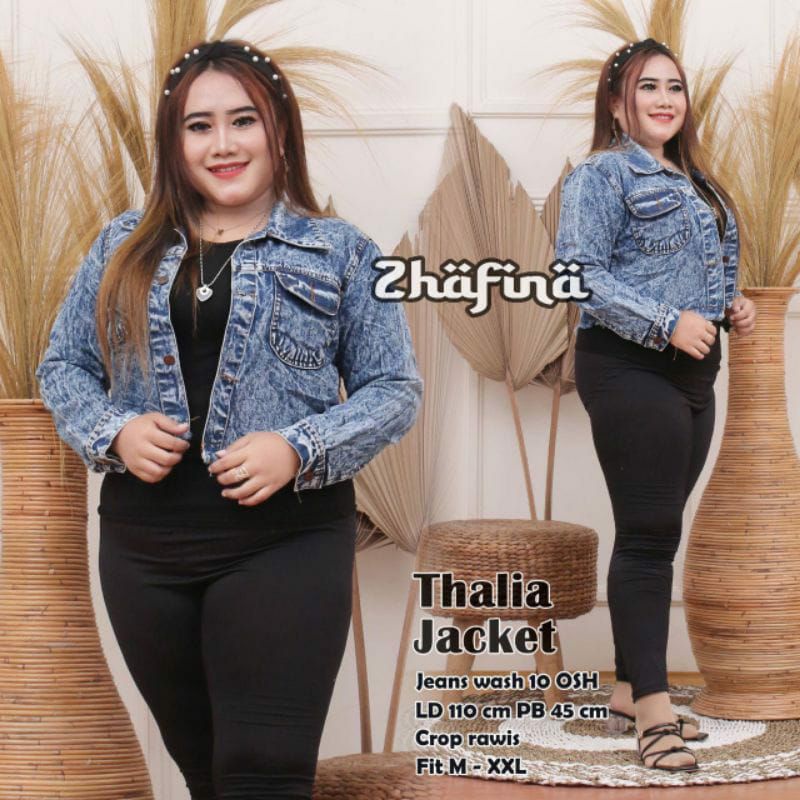 JAKET JEANS CROP JUMBO OVERSIZE JINS DENIM WANITA CEWEK CEWE MURAH TERBARU TERLARIS korean stylevis