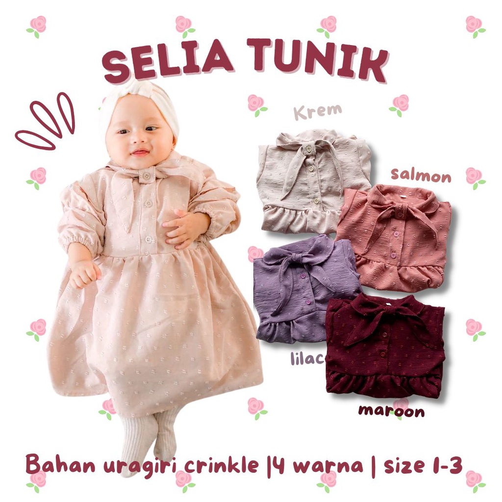 KAFIS SHOP Tunik Ansara | baju anak perempuan | atasan anak perempuan import | baju anak perempuan 3