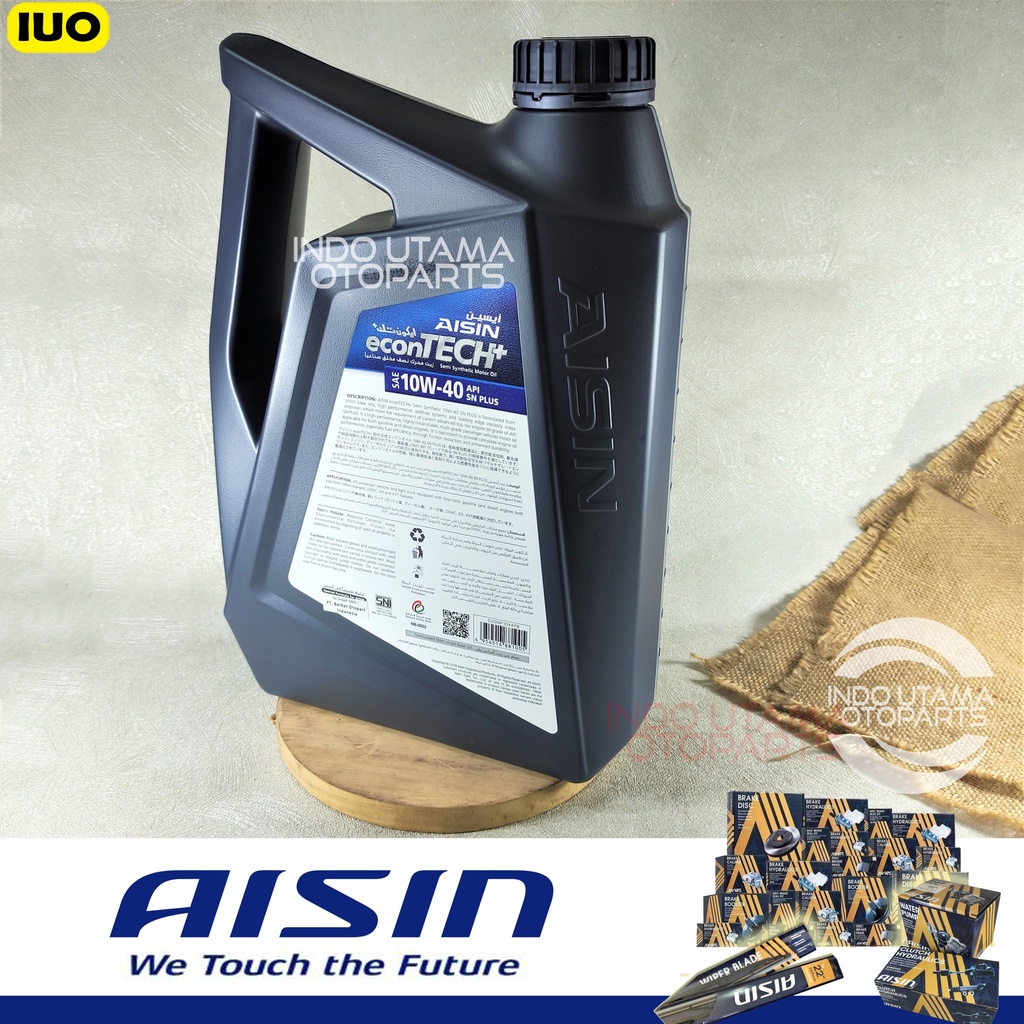 Oli Aisin 10W 40 API SN/CF Synthetic isi 4 ltr ASLI