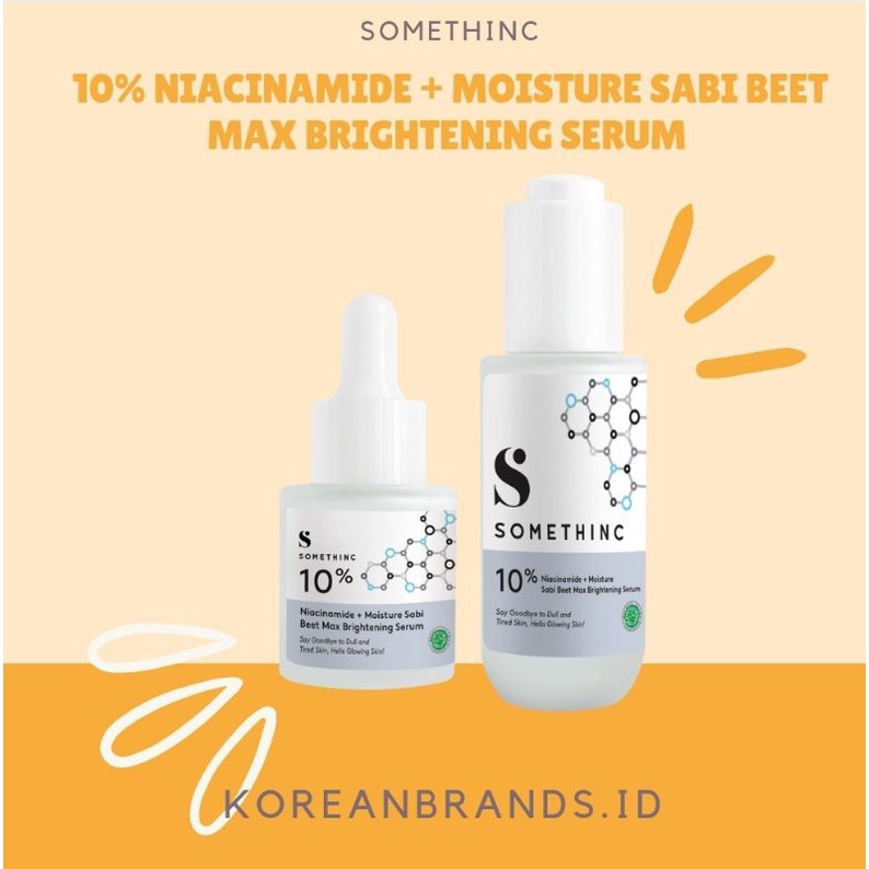 Somethinc - 5% 10% Niacinamide + Moisture Sabi White Max Brightening Serum 20ml