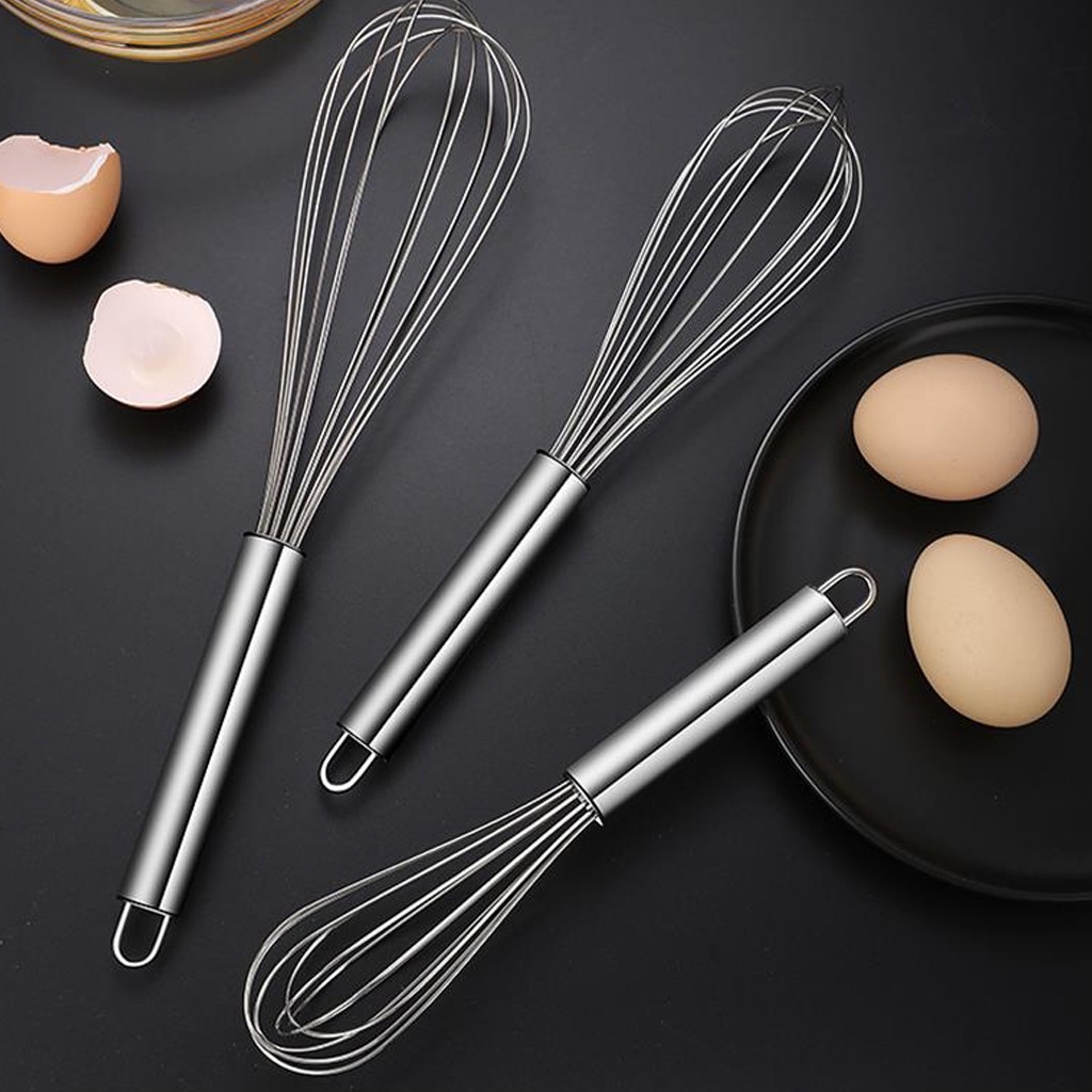 INFY - R757 Pengocok / Kocokan Telur / Telor / Egg Whisk / Kocokan Kue Stainless Besar | Sedang | Kecil