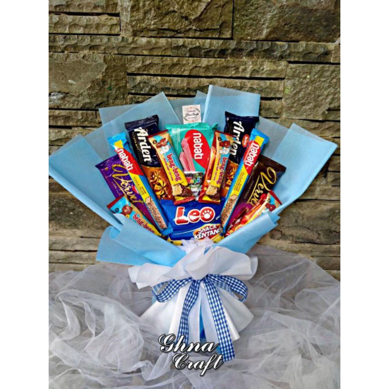 Snack Bouquet Wisuda Gift Hadiah Sempro Ulangtahun Buket Jajanan Pocky mie boncabe