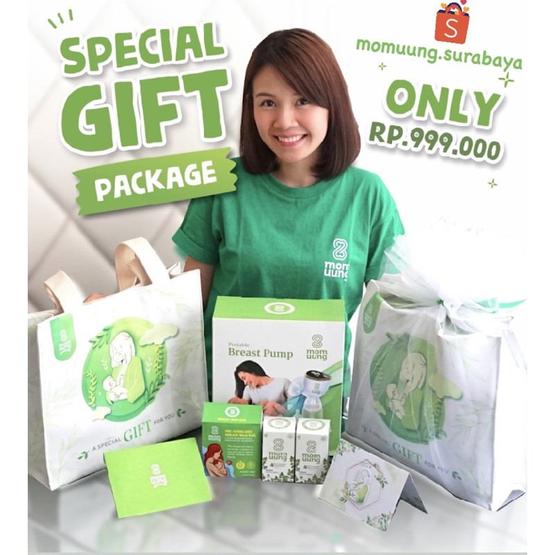 MOMUUNG Spesial gift package /FREE tas cantik mom uung paket gift spesial