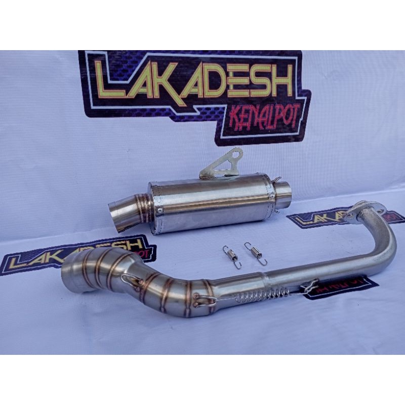 KNALPOT POLOS/LASER NAMA (INLET 38/50) BEAT MIO VARIO AEROX SCOOPY NMAX PCX ADV LEXI GENIO XRIDE DLL