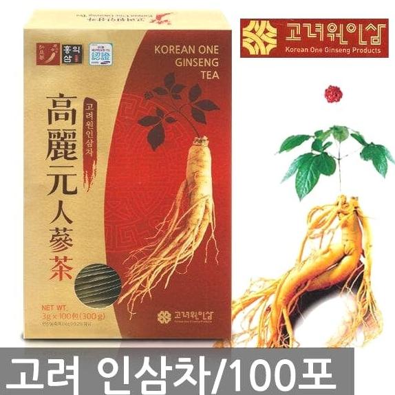 

[COD] Korean One Red Ginseng Tea 100 teabags teh ginseng murah meriah [COD]