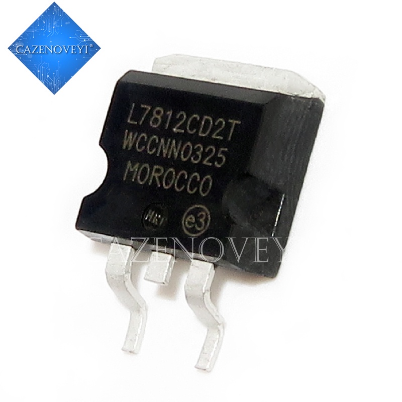 10pcs Ic L7812Cd2T L7812 7812 To-263