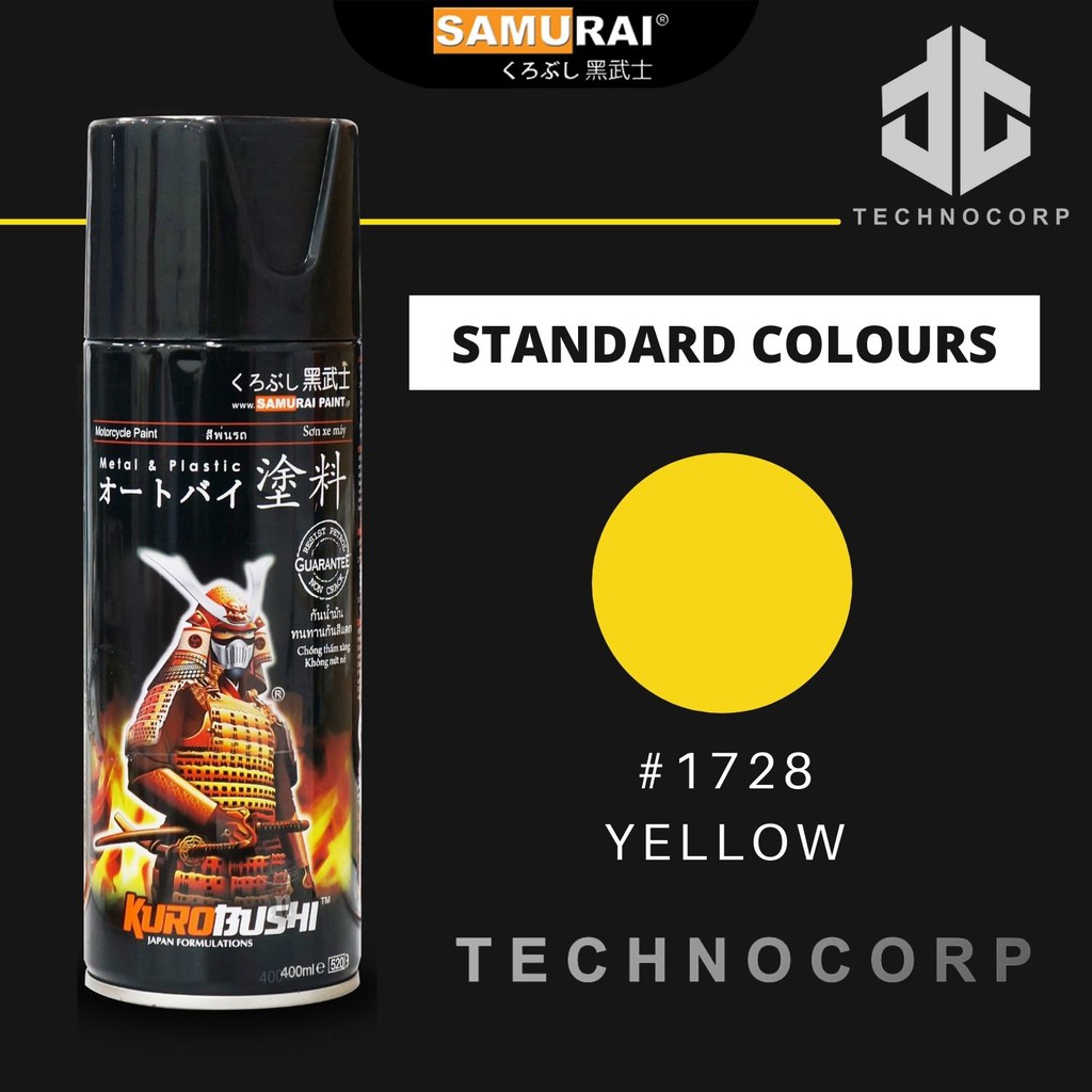 

Cat Semprot SAMURAI PAINT 1728 YELLOW