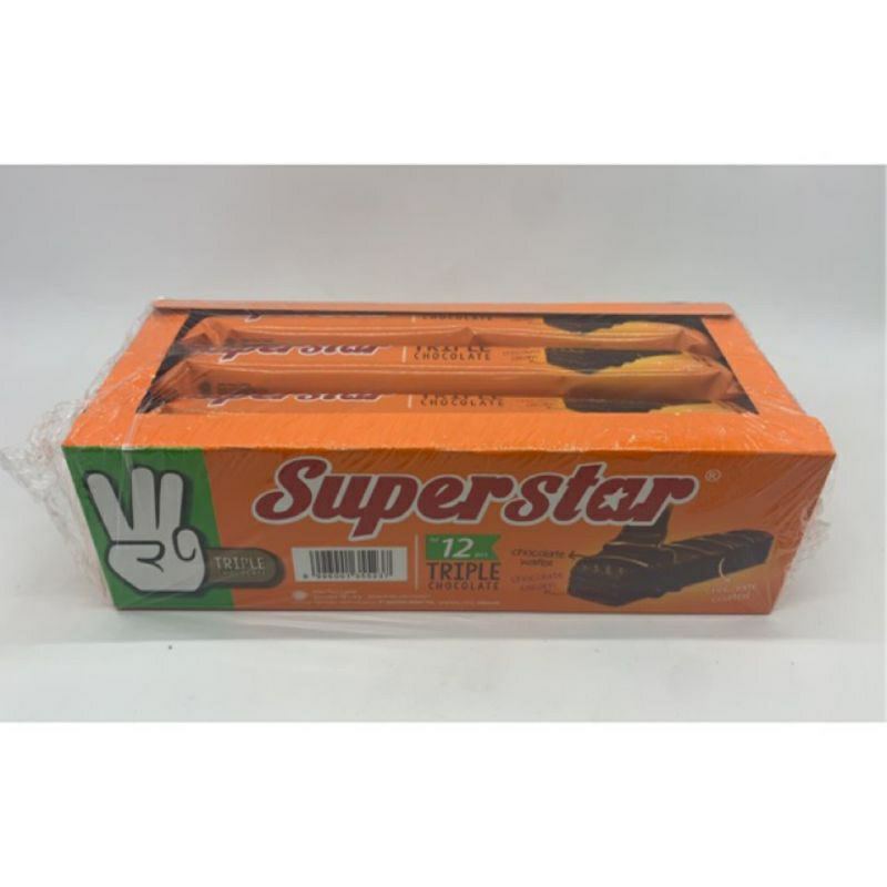 

0Superstar Triple Chocolate 18gr x 12 pcs