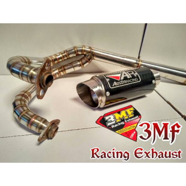 Knalpot racing austin racing ninja 250cc karbu /fi