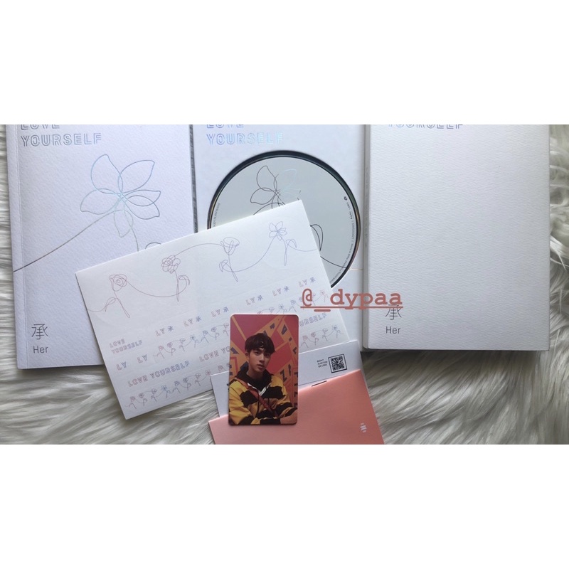 ALBUM BTS LY HER E pc SEOKJIN unsealed fullset / Pc seokjin / Pc Seokjin Her E