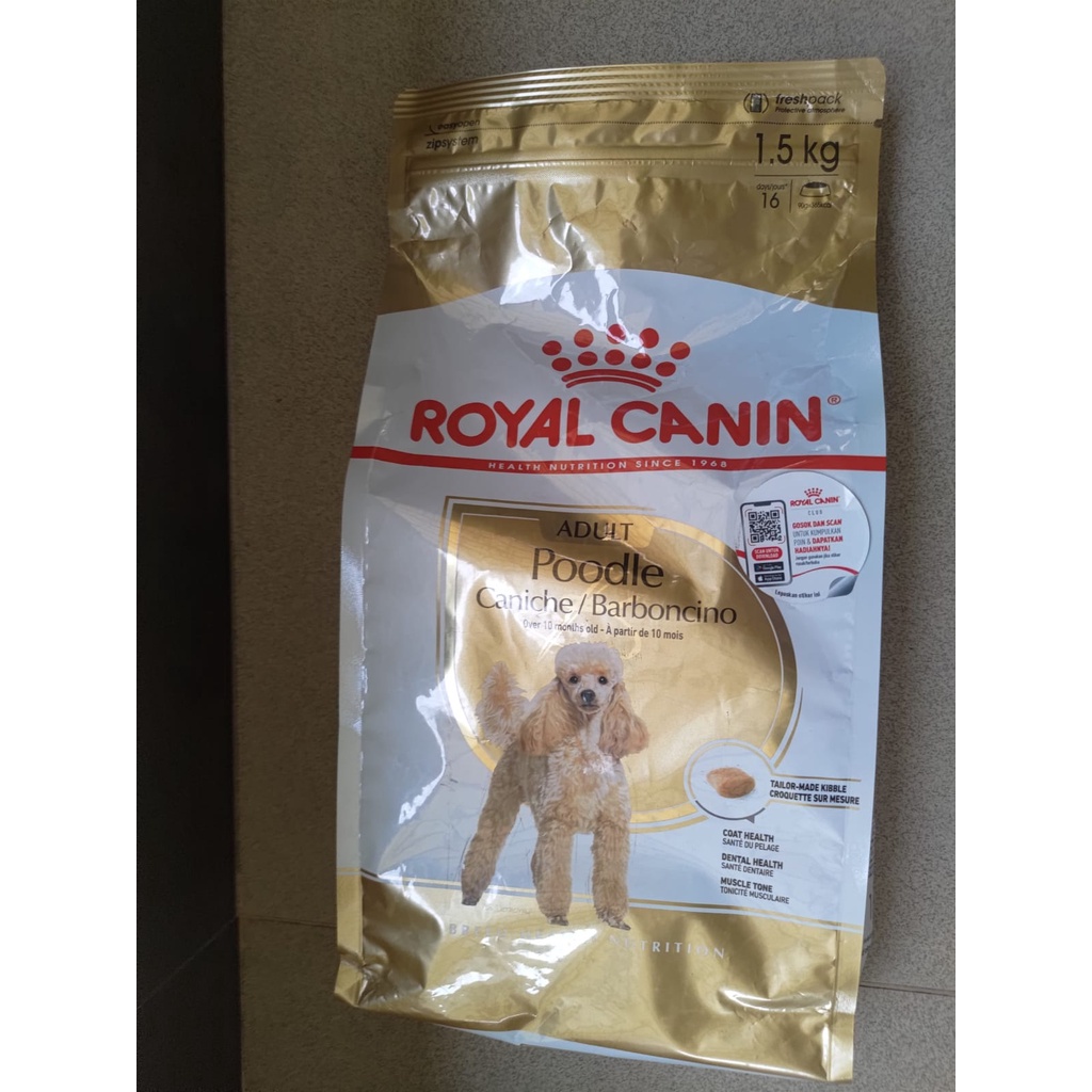 Royal Canin Poodle Adult Dog Food Freshpack 1.5kg