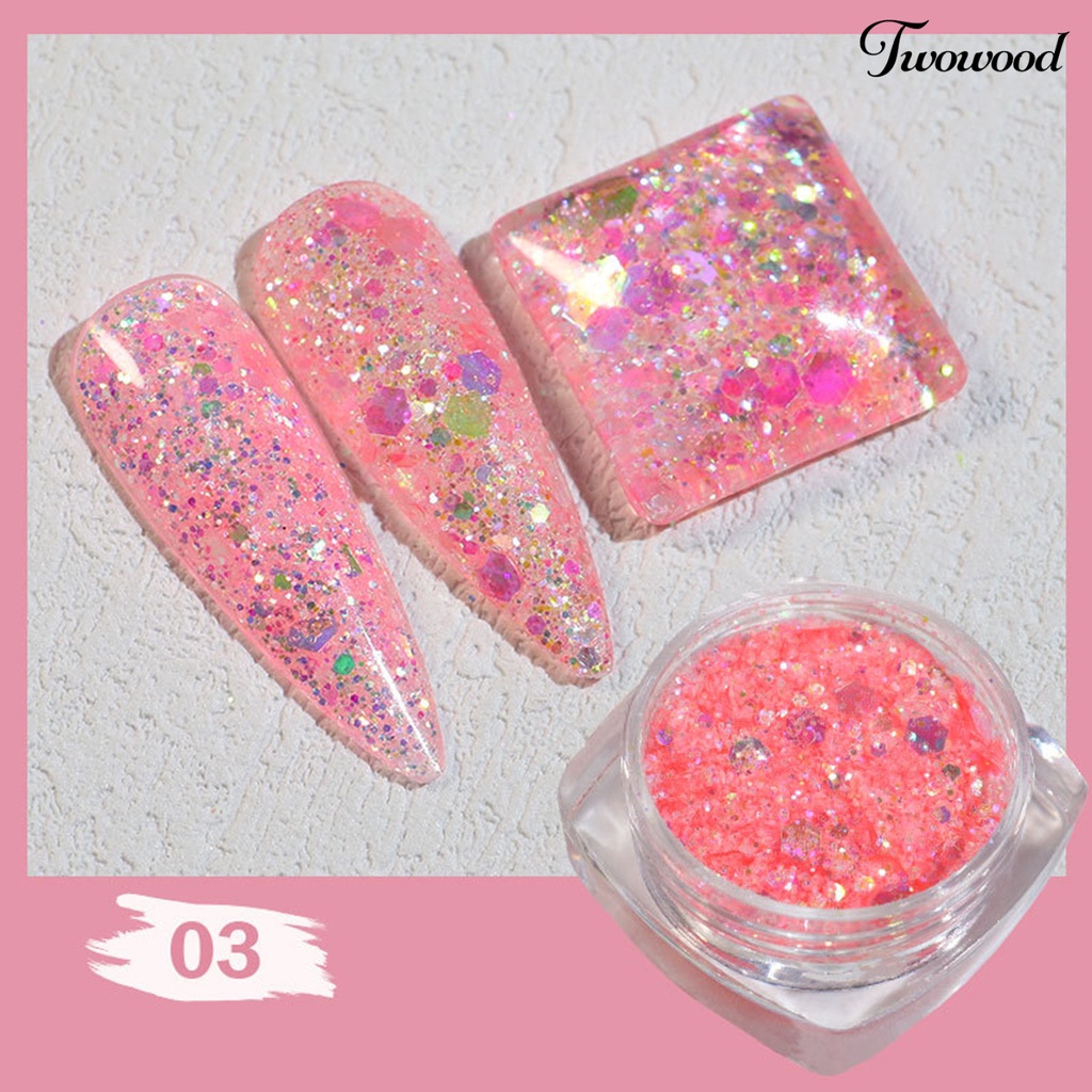 Bubuk Glitter Sequins Untuk Dekorasi Nail Art