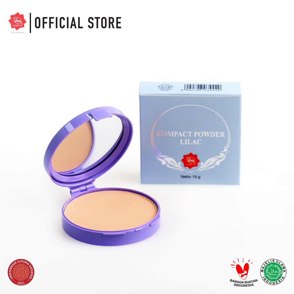 VIVA compact lilac bedak padat ungu 19 gr