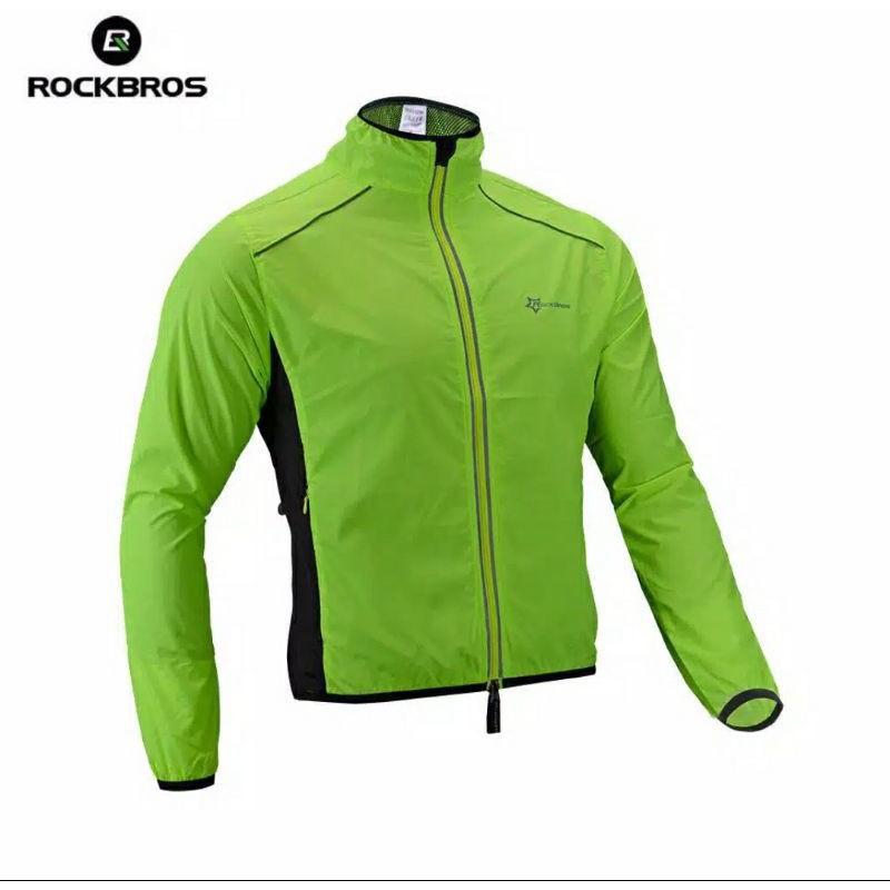 Rockbros Jaket Pria Lengan Panjang Anti Angin untuk Bersepeda YPW018G