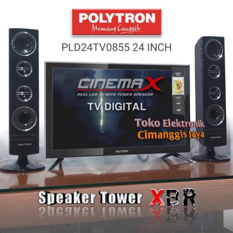 TV LED POLYTRON 24 INCH CINEMAX DIGITAL