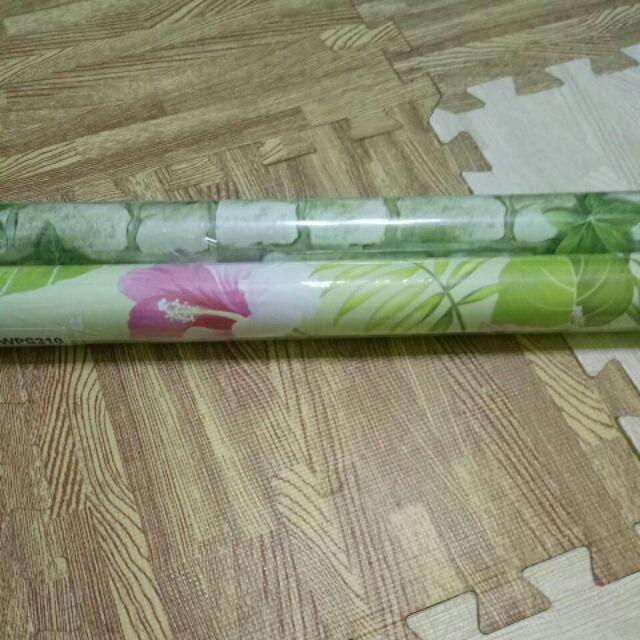 Amazing Wallpaper Sticker Wps310 Green N Great Leaves