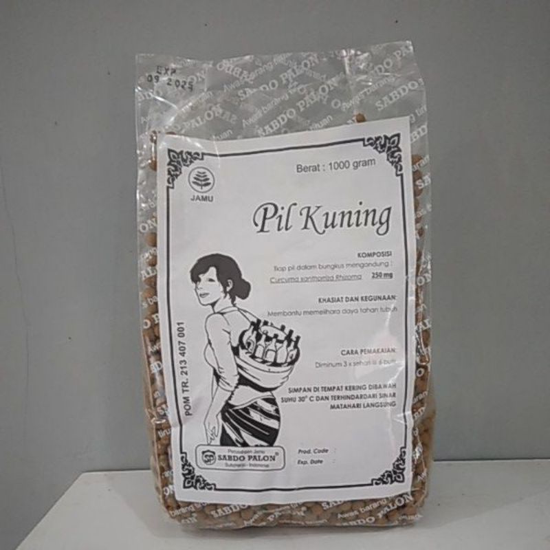Pil jamu kuning kolesterol( lemak jahat ) BUKAN PIL DIET sabdo palon original 100%