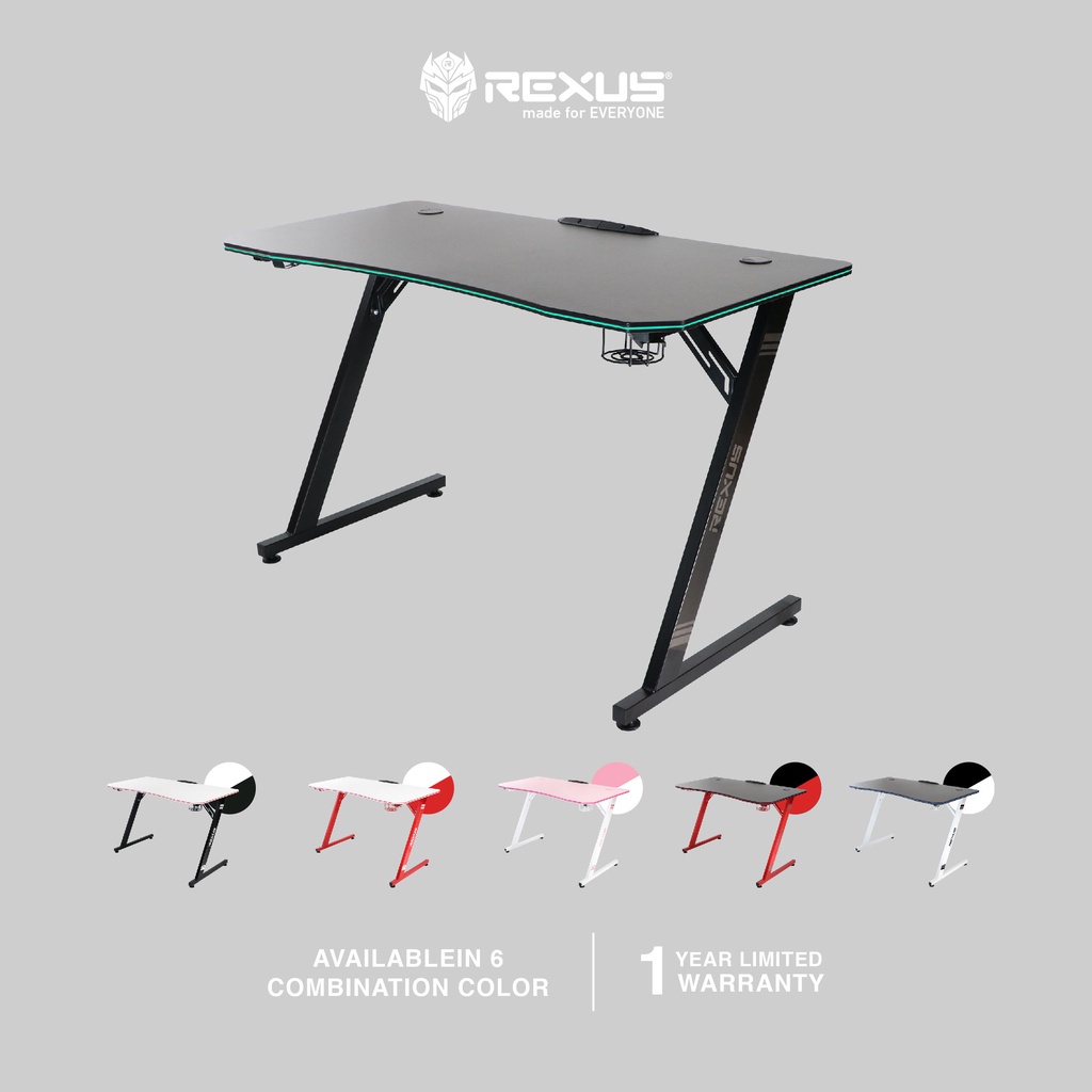 Accessories Rexus GAMING TABLE DIRA RXD-120 BLACK RED 120cm x 60cm