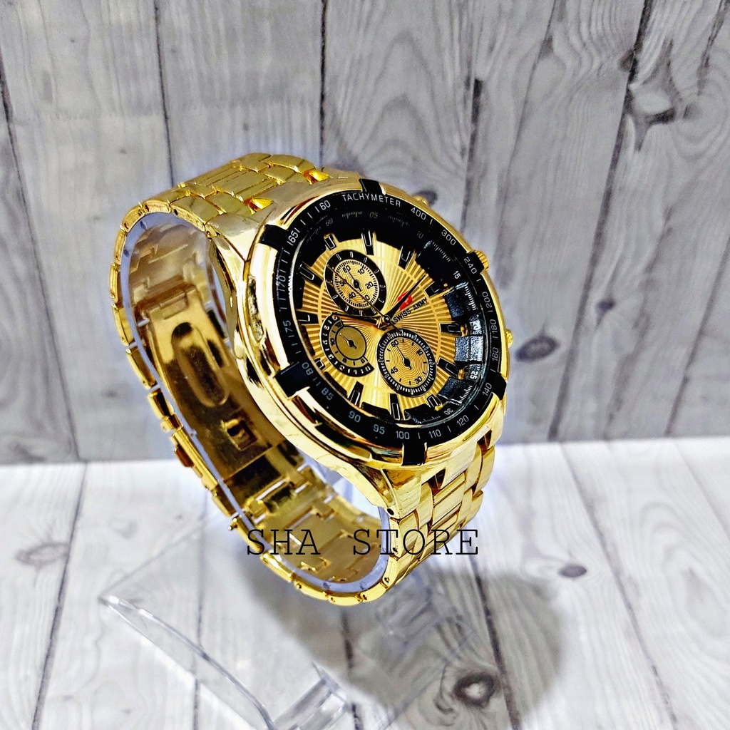 COD !!! JAM TANGAN PRIA TERLARIS///JAM TANGAN PRIA STAINLESS STEEL//JAM TANGAN PRIA TALI RANTAI//GRATIS BATERAI CADANGAN-5