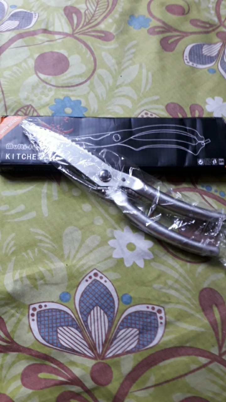 Stainless Steel Padat Gunting Tulang Ayam Unggas Dapur Alat Pemotong Gunting Ikan Pemotong Tulang / Solid Poultry Chicken Bone Scissors Kitchen Scissor Cutting Tool Fish Cutter Bone Shear