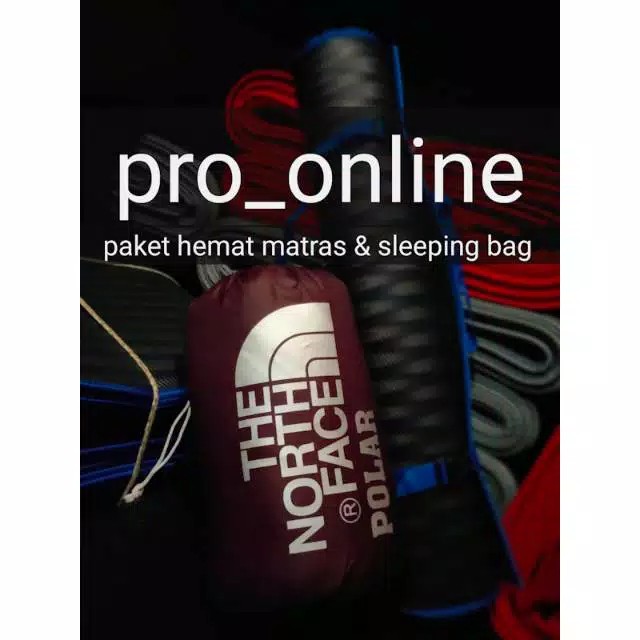 Paket murah sleeping bag + matras camping / outdoor selimut dan matras